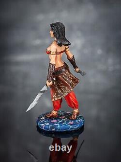 Trousse En Résine Assassin Girl 124 Miniature Figure 75mm Modèle De Modèle De Jouet Soldats