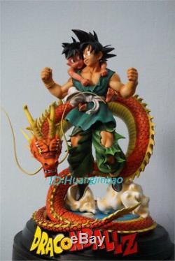 Ubu Son Goku Statue Résine Anime Dragon Ball 40cm / 16''h Figure Lu Studio Gk Modèle