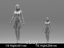 Veuve Noire Femme Sexy Kit de modèle d'impression 3D en résine Figurine non peinte non assemblée