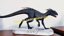 W-dragon Indominus Rex Velociraptor Dinosaur Statue 1/15 Affichage De La Figure Du Modèle