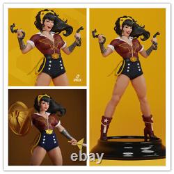 Wonder Woman Modèle de figurine non peinte en impression 3D GK Kit de sculpture vierge Nouvelle version