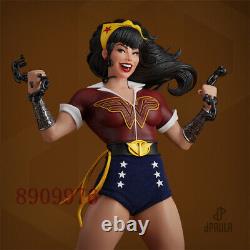 Wonder Woman Modèle de figurine non peinte en impression 3D GK Kit de sculpture vierge Nouvelle version