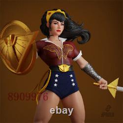 Wonder Woman Modèle de figurine non peinte en impression 3D GK Kit de sculpture vierge Nouvelle version